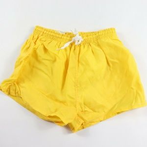 Vintage New Game Master Lined Soccer Shorts Gold